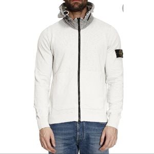 STONE ISLAND Ice Men Hooded Zip Knit